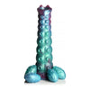 XR Brands Creature Cocks Galactic Breeder Ovipositor Silicone Dildo - Model XCB-001 - Unisex - Anal and Vaginal Pleasure - Mystic Teal, Red, Blue - Adult Naughty Store