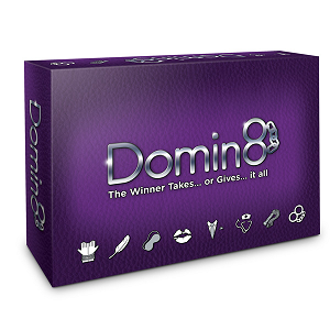 Domin8 Erotic Dominance Game - Domin8 D36 BDSM Board Game for Couples - Gender-Neutral Bedroom Activity for Exploring Control and Pleasure - Black - Adult Naughty Store