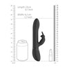 Amoris Rabbit Black - 10-Function Waterproof Rabbit Vibrator with Triple Motors