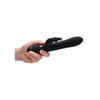 Amoris Rabbit Black - 10-Function Waterproof Rabbit Vibrator with Triple Motors