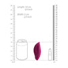 Minu Lay On Vibrator - Pink | Waterproof Silicone, 10 Powerful Vibration Modes