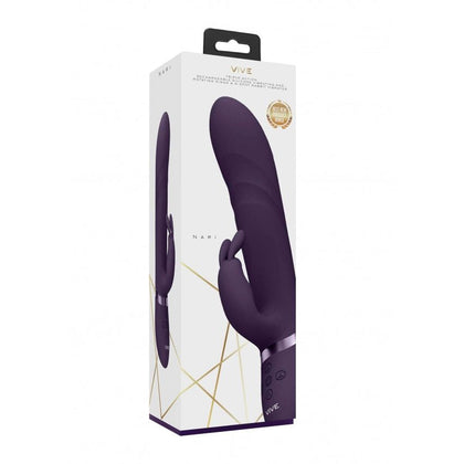 Nari - Vibrating and Rotating Beads, G-Spot Rabbit - Purple
