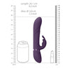 Nari - Vibrating and Rotating Beads, G-Spot Rabbit - Purple