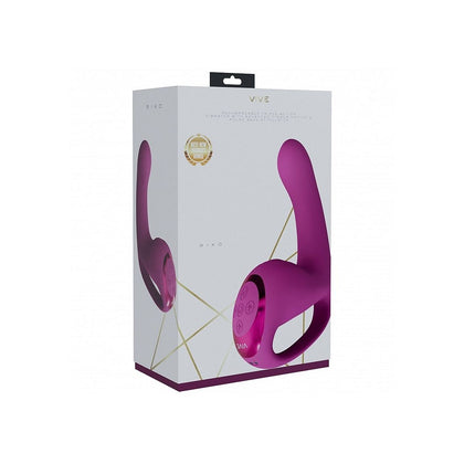 VIVE - Yuna - Rechargeable Dual Motor - Airwave Vibrator with Innovative G-Spot Flapping Stimulator - Pink