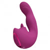 VIVE Yumi Rechargeable Triple Motor G-Spot & Tongue Stimulator - Pink Delights