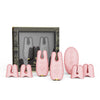 ZALO NAVE Velvet Silicone Nipple Clamp with Dual Motors & Remote Control for Pleasure