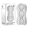 Adam & Eve Triple Chamber Ball Drainer: Ultimate Pleasure Masturbator Sleeve - Adult Naughty Store