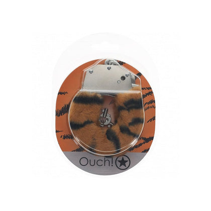 Ouch! - Heavy-duty Fluffy Handcuffs - Tiger