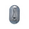 Ouch! - Curvy Anal Plug - Silicone - Gun Metal