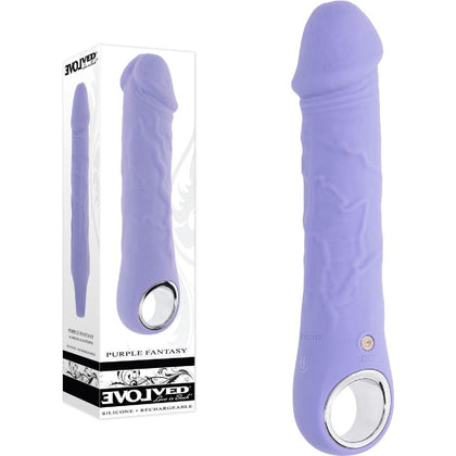 Sensual Bliss Purple Fantasy USB Rechargeable Vibrator - Adult Naughty Store