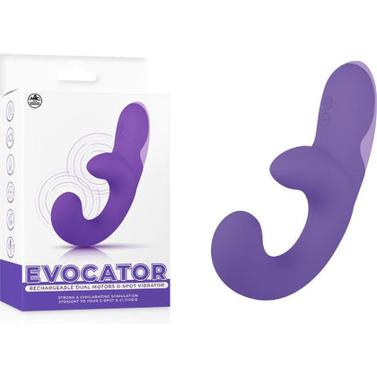 Evocator G-Spot & Clitoris Purple Dual Motor Vibrator - Model EVO-1002 - Women's Pleasure