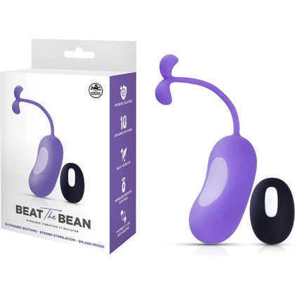Beat The Bean Vibrating Egg BTB-100 Unisex Stimulator Purple