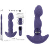 Sensual Symphony 🎵 USB Rechargeable Purple Vibrator with Remote Control - Adult Naughty Store