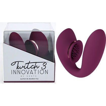 Burgundy Bliss - Suction Pleasure Vibrator - Adult Naughty Store