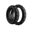 F-43: Luxurious Tiered Cock & Ball Ring - Black