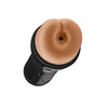 Savour intense pleasure with the X-Play Model B-02 Stroker Light for Men - Ribbed Tunnel Ultra-Soft TPE Masturbator in Light Grey - Adult Naughty Store