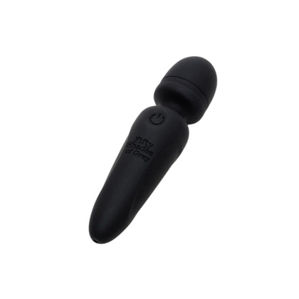 Fifty Shades of Grey Sensation Rechargeable Mini Wand Vibrator Black