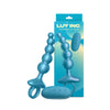 Grooved Ring Luv Beads – Metallic Blue Pleasure Tool