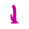 Passion's Embrace: Purple Ecstasy Rechargeable Vibrating Strap-On Kit - Adult Naughty Store