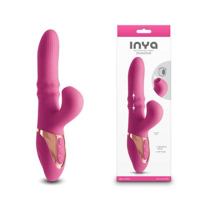 INYA Enamour Luxury Rechargeable Rabbit Vibrator INYA-2021 Women's Clitoral and G-spot Stimulator - Pink