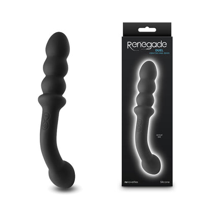 Renegade Dual Ended USB Rechargeable Vibrating Anal WandDuel - Black