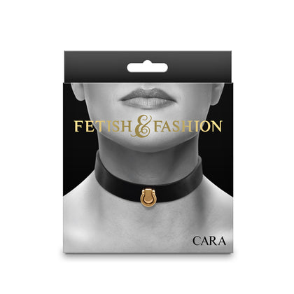 Fetish & Fashion Collar| BDSM Accessory - Cara Collar FC-001|Unisex|Neck|Black