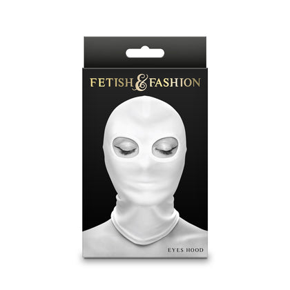 Fetish & Fantasy Nylon Eyes Hood - Model E-247 - Unisex Sensory Hood for Eyes Only - White - Adult Naughty Store