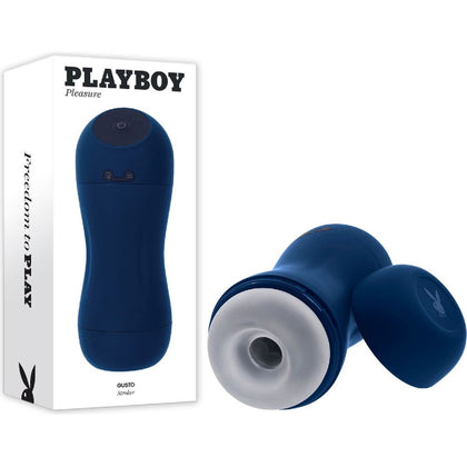 Playboy Pleasure GUSTO Vibrating & Sucking Masturbator | Model G-01 | Male | Oral Stimulation | Classy Black