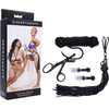 Entwined Ecstasy Black Bondage Kit: A Journey of Sensual Submission - Adult Naughty Store