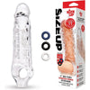 Size Up 1 Inch See-Thru Stretch Penis Extender - Adult Naughty Store