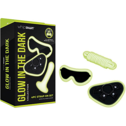 WhipSmart Electric Dreams Glow 4-Piece Strap-On Set - Adult Naughty Store