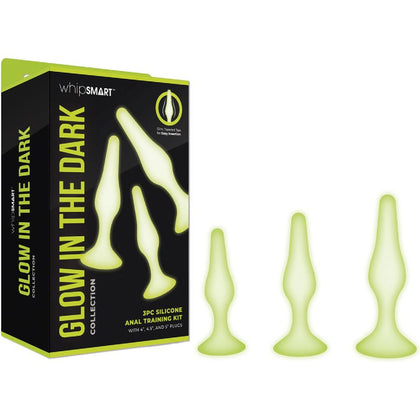 WhipSmart Enchanting Nights Glow In The Dark 3pc Anal Training Kit - Adult Naughty Store