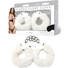 WhipSmart Classic Furry Cuffs - White - Adult Naughty Store