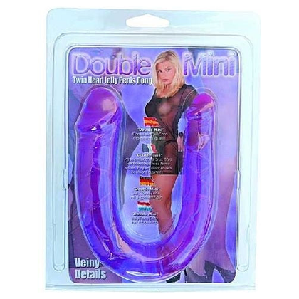 Introducing the Lavender Delight Double Mini Dong - The Ultimate Pleasure Companion for Both Genders, Offering Dual-Ended Stimulation for G-Spot and Clitoral Bliss