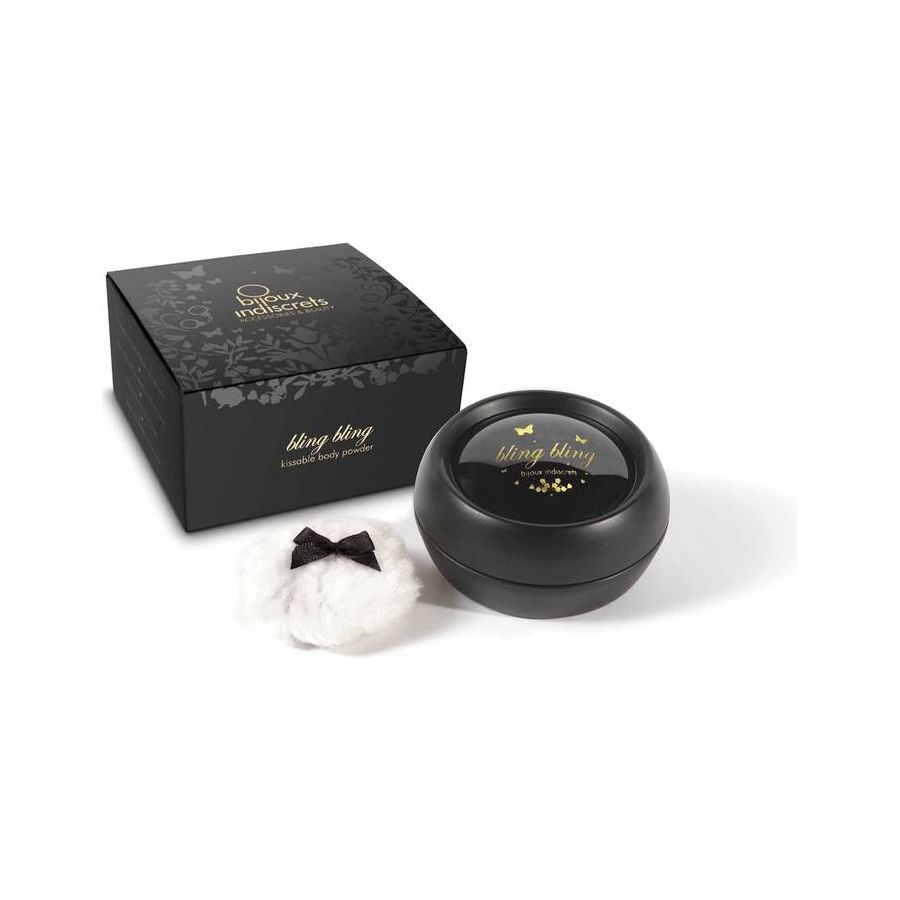 Bijoux Indiscrets Bling Bling Body Powder - Sensual Sparkles for Decolletage and Shoulders, 15g