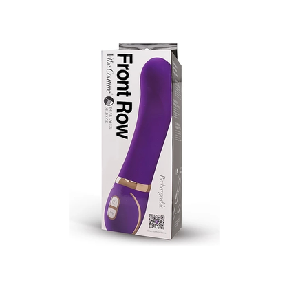 Vibe Couture Front Row Purple Dual Layer Silicone G-Spot Massager - Adult Naughty Store