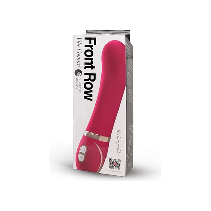 Vibe Couture Front Row Pink Dual Layer Silicone G-Spot Massager - Model VRP-001 - Women's Pleasure Toy - Adult Naughty Store