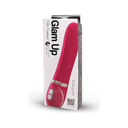 Vibe Couture Glam Up Pink Dual Layer Silicone G-Spot Massager - Model VCGUP-01 - Women's Pleasure Toy - Adult Naughty Store