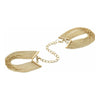 Bijoux Indiscrets Magnifique Handcuffs Gold - Elegant Metallic Chain Handcuffs and Bracelets for Sensual Pleasure