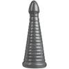 American Bombshell Rockeye 11in Gun Metal Anal Dildo for Intense Pleasure - Adult Naughty Store