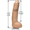 Holmes Pleasure Pro Realistic Cock - Model JH-001: The Ultimate Lifelike Phthalate-Free Dildo for Unparalleled Pleasure - Male Masturbation and Couples Play - 7.5 inches - Flesh - Adult Naughty Store