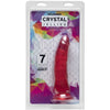 Crystal Jellies 7 Inch Thin Dong - Slim Pink Pleasure Toy for Her