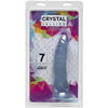 Crystal Jellies 7 Inch Thin Dong - Model 7TD-CJ - Female Sensual Pleasure - Clear Crystalline Delight