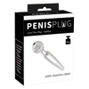 Stainless Steel Silver-Coloured PenisPlug Cum-Thru for Men's Urethral Stimulation and Pleasure