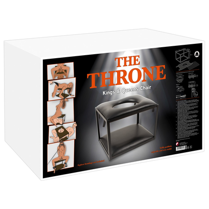 Introducing the Regal Pleasure Throne - The Ultimate Kings and Queens Chair for Sensual Bliss! - Adult Naughty Store