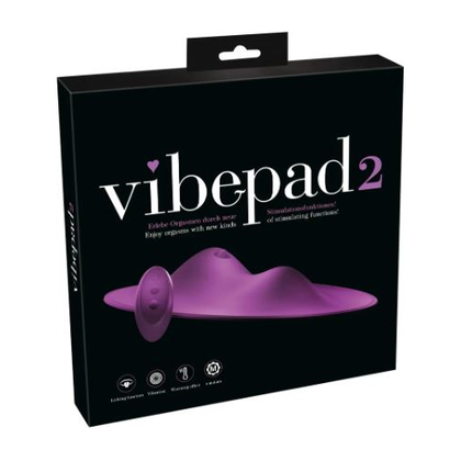 Introducing the SensaPleasure Vibepad 2: Dual Wave Vibrating Cushion for Hands-Free Pleasure - Model V2X-112, Designed for All Genders, Perfect for Vaginal, Clitoral, and Anal Stimulation - S - Adult Naughty Store