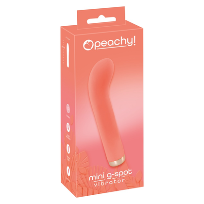 Introducing the Sensual Pleasures Peachy! Mini G-Spot Vibrator - Model SP-2001: The Ultimate Pleasure Companion for Women in a Delightful Peachy Color! - Adult Naughty Store