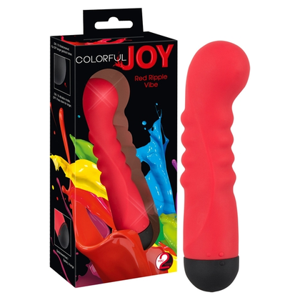 Colorful Joy Ripple - The Ultimate Pleasure Experience: Brandname's Vibrating Silicone G-Spot Massager, Model XYZ123, for Women, Intense Pleasure in All the Right Areas, in a Vibrant Array of - Adult Naughty Store