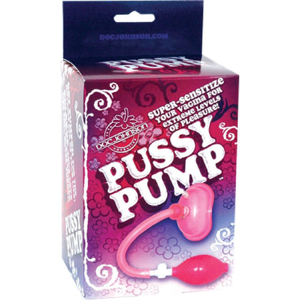 Doc Johnson Full Size Pussy Pump - Model X1234 - Female Clitoral and Labia Stimulator - Pink