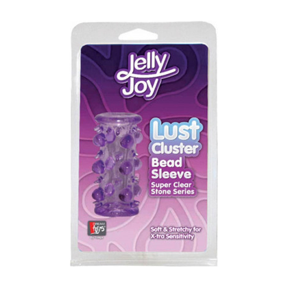 Toppers Lust Cluster Extension Sleeve - Purple - Enhance Intimacy and Pleasure with the High-Quality Gel Sleeve for Men - Adult Naughty Store